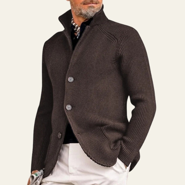 The Como Textured Button Cardigan