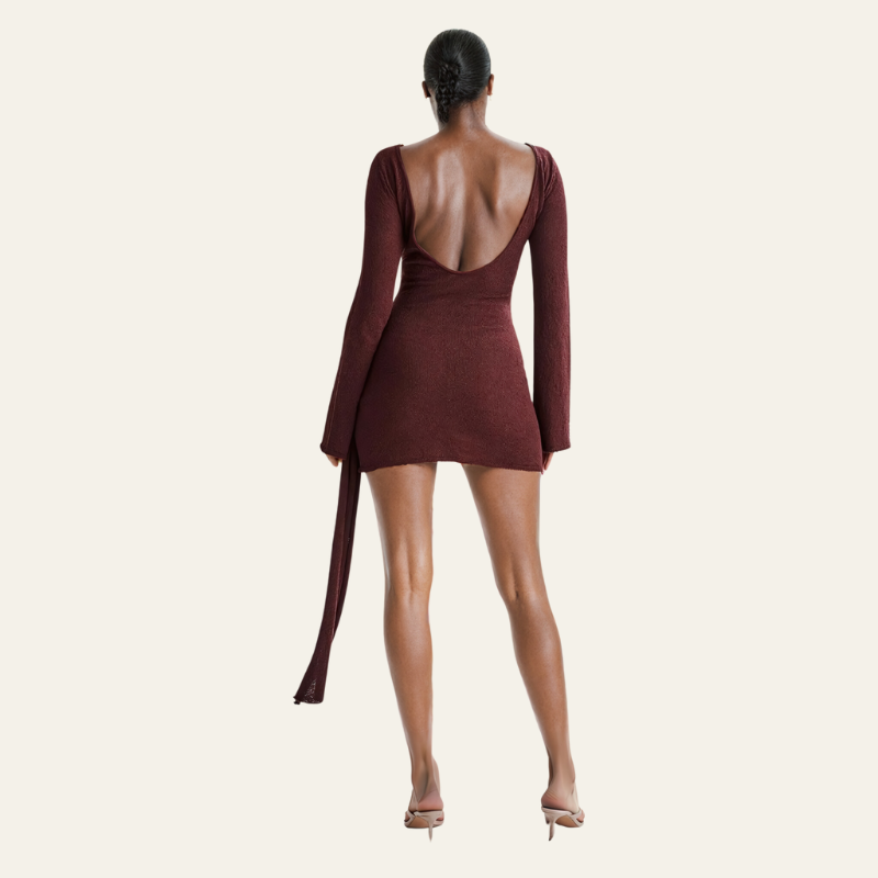The Nice Drape Mini Dress