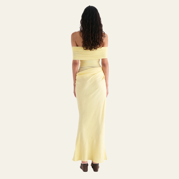 The Capri Draped Evening Dress