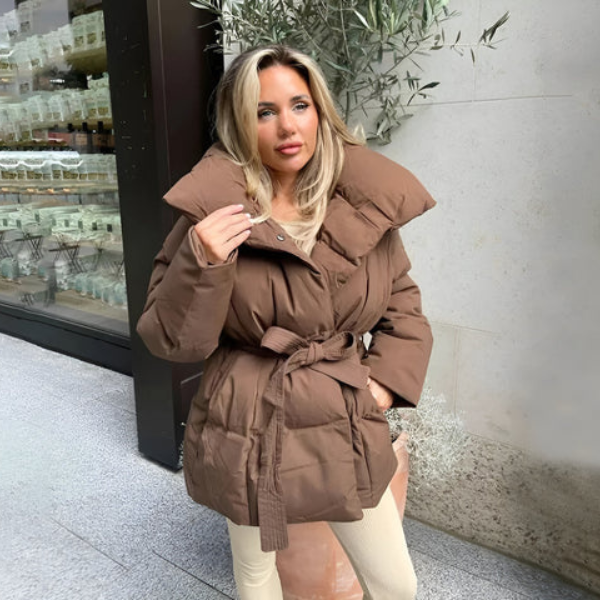 The Zurich Belted Puffer Coat