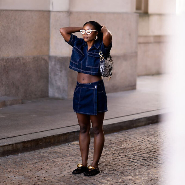 The Roma Denim Co-ord Set