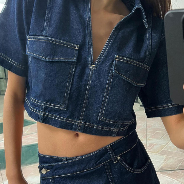 The Roma Denim Co-ord Set