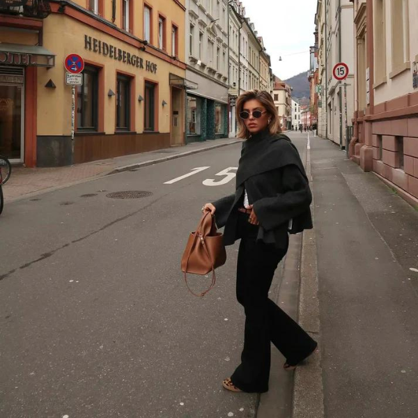 The Vienna Wool Drape Coat
