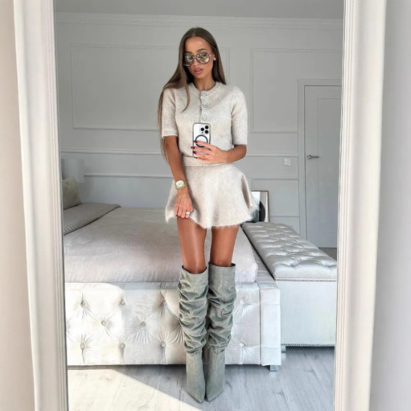 The Capri Mohair Knit Set