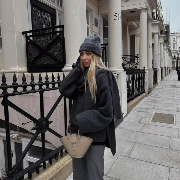 The Vienna Wool Drape Coat