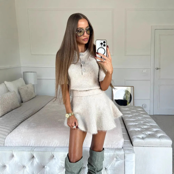 The Capri Mohair Knit Set