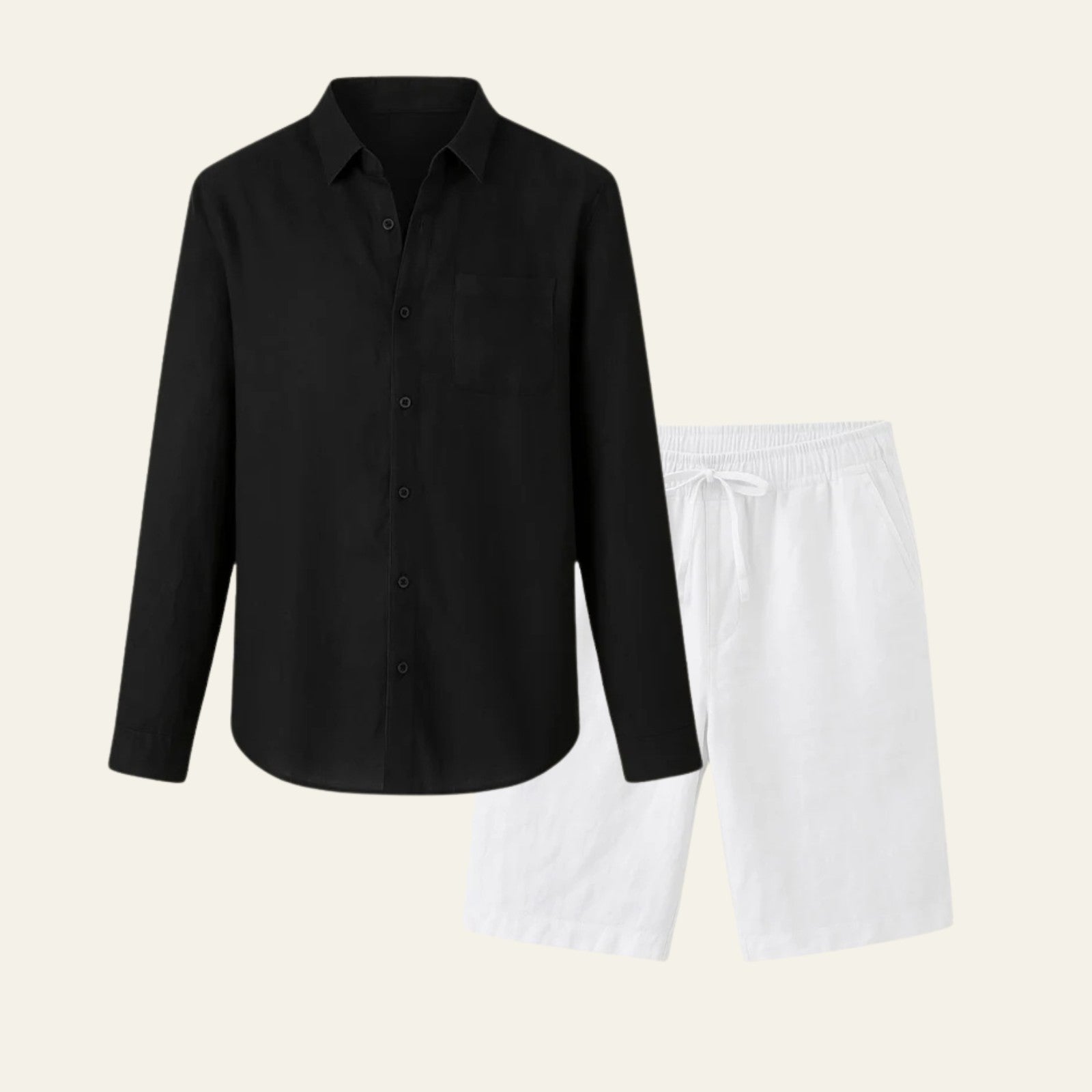 The Solstice Linen Set White