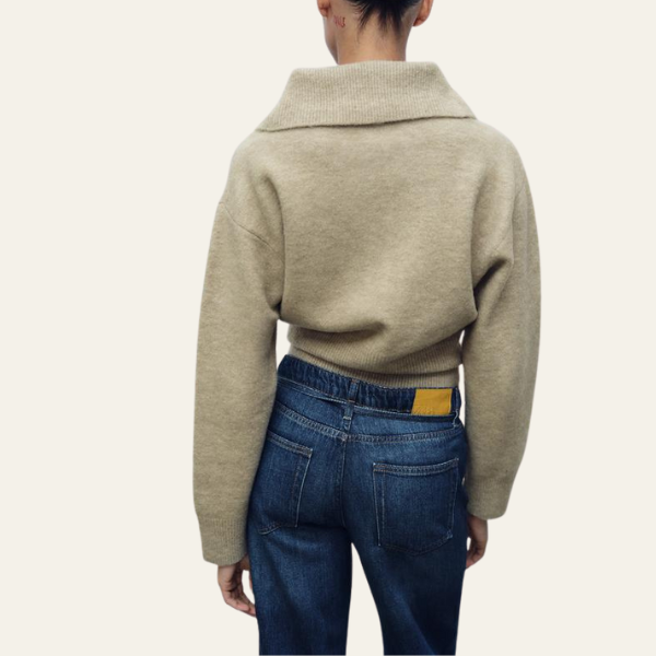 The Geneva Polo Knit Sweater