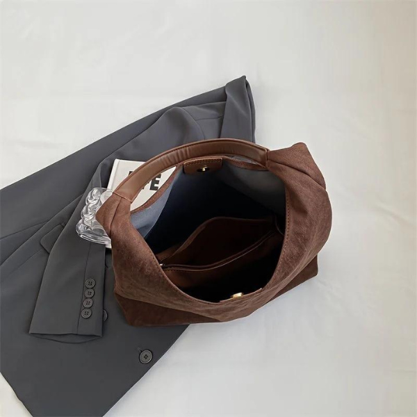 The Siena Suede Shoulder Bag
