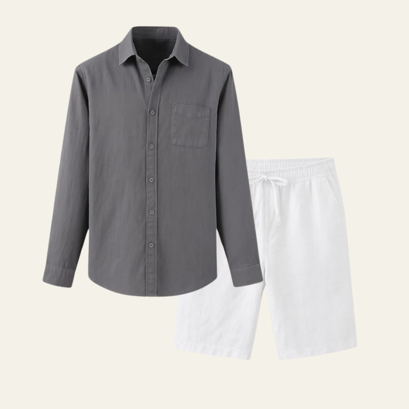 The Solstice Linen Set White