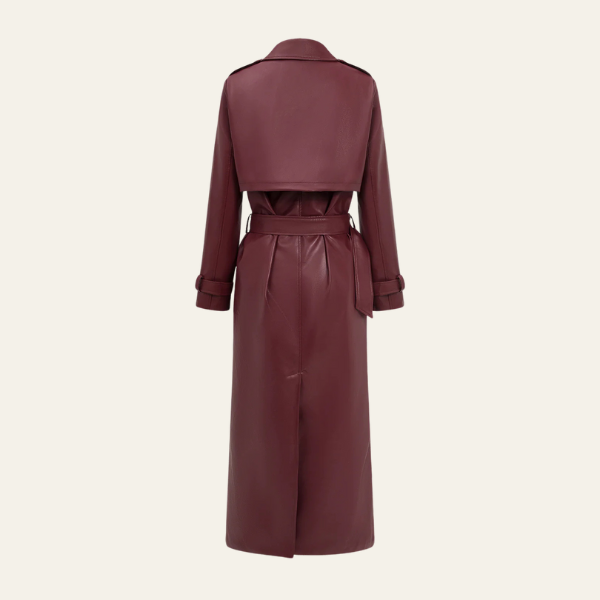 The Milan Leather Trench Coat