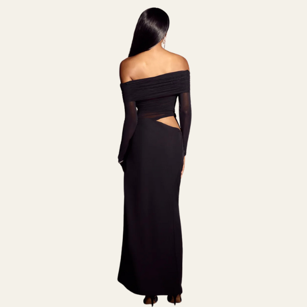 The Vienna Draped Evening Dress