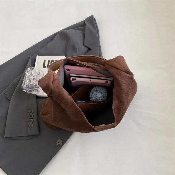 The Siena Suede Shoulder Bag