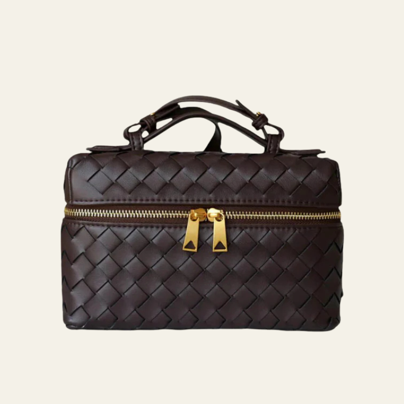 The Turin Woven Leather Duffel