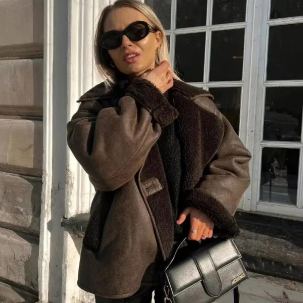 The Cortina Faux Shearling Aviator