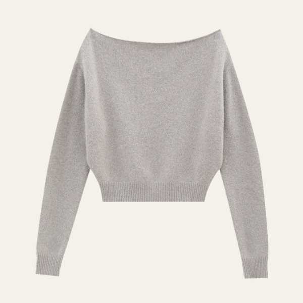 The Lucerne One-Shoulder Sweater