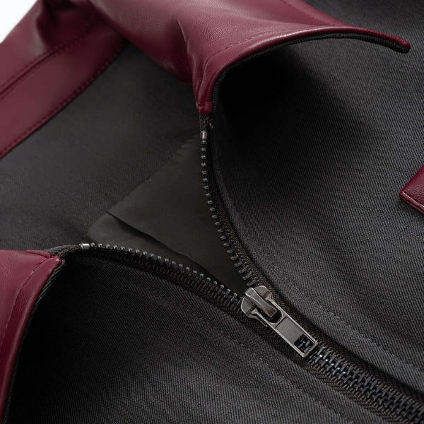 The Verona Contrast-Collar Zip Jacket