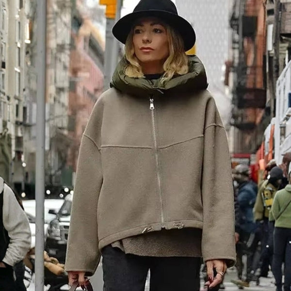 The Aspen Padded-Hood Zip Jacket