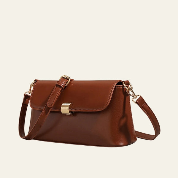 The Florence Bar-Clasp Shoulder Bag