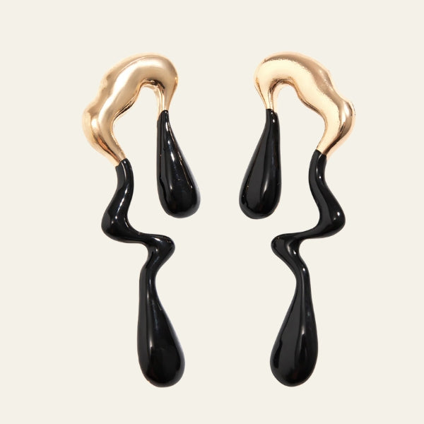 The Santorini Sculpted Drop Earrings