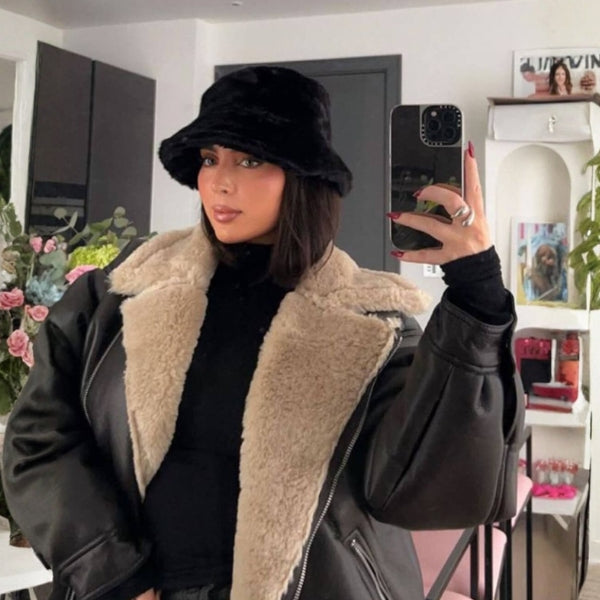The Montmartre Faux-Fur Bucket Hat