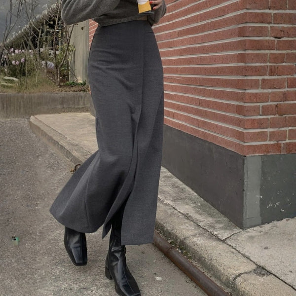 The Milan Front-Slit Maxi Skirt