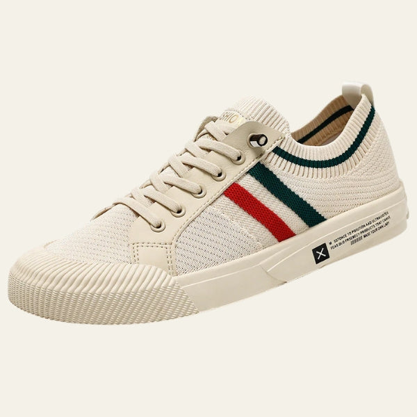 The Riviera Striped Knit Sneakers
