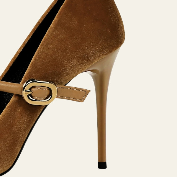 The Riviera Mary Jane Cap-Toe Pumps