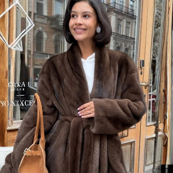 The Aspen Belted Plush Jacket