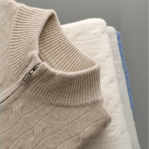 The Lucerne Merino Wool Quarter Zip