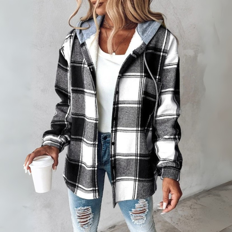 The Bergen Plaid Hooded Jacket