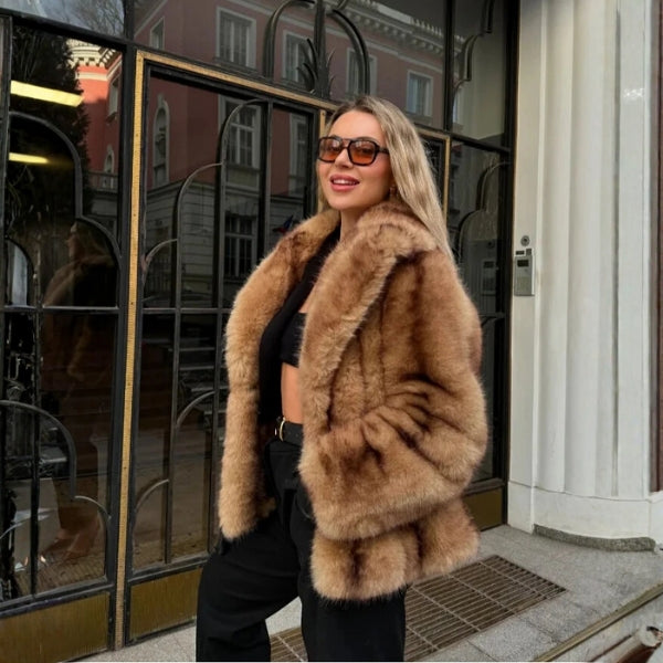 The Aspen Plush Faux-Fur Coat