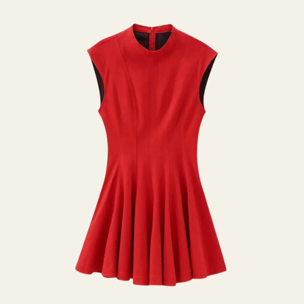 The Verona Flared Mini Dress