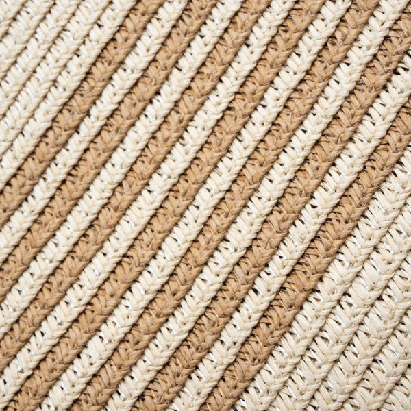 The Sorrento Striped Straw-Effect Crossbody Bag
