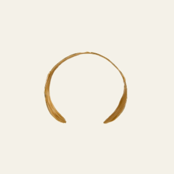 The Santorini Textured Gold Cuff