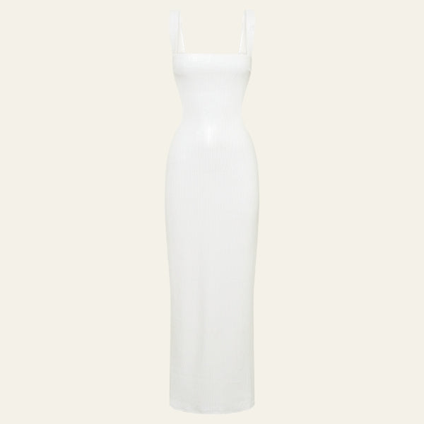 The Capri Cutout-Sequin Maxi Dress