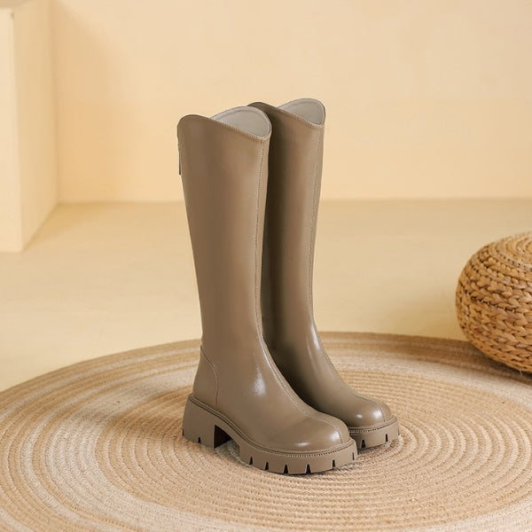 The Milan Leather Knee Boot