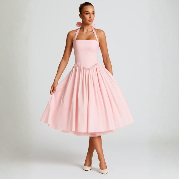 The Marilyn Halter Midi Dress