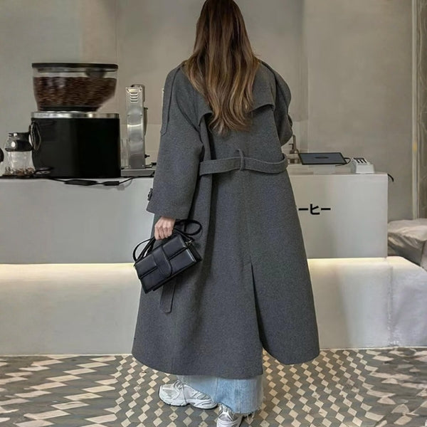 The Aspen Belted Longline Coat