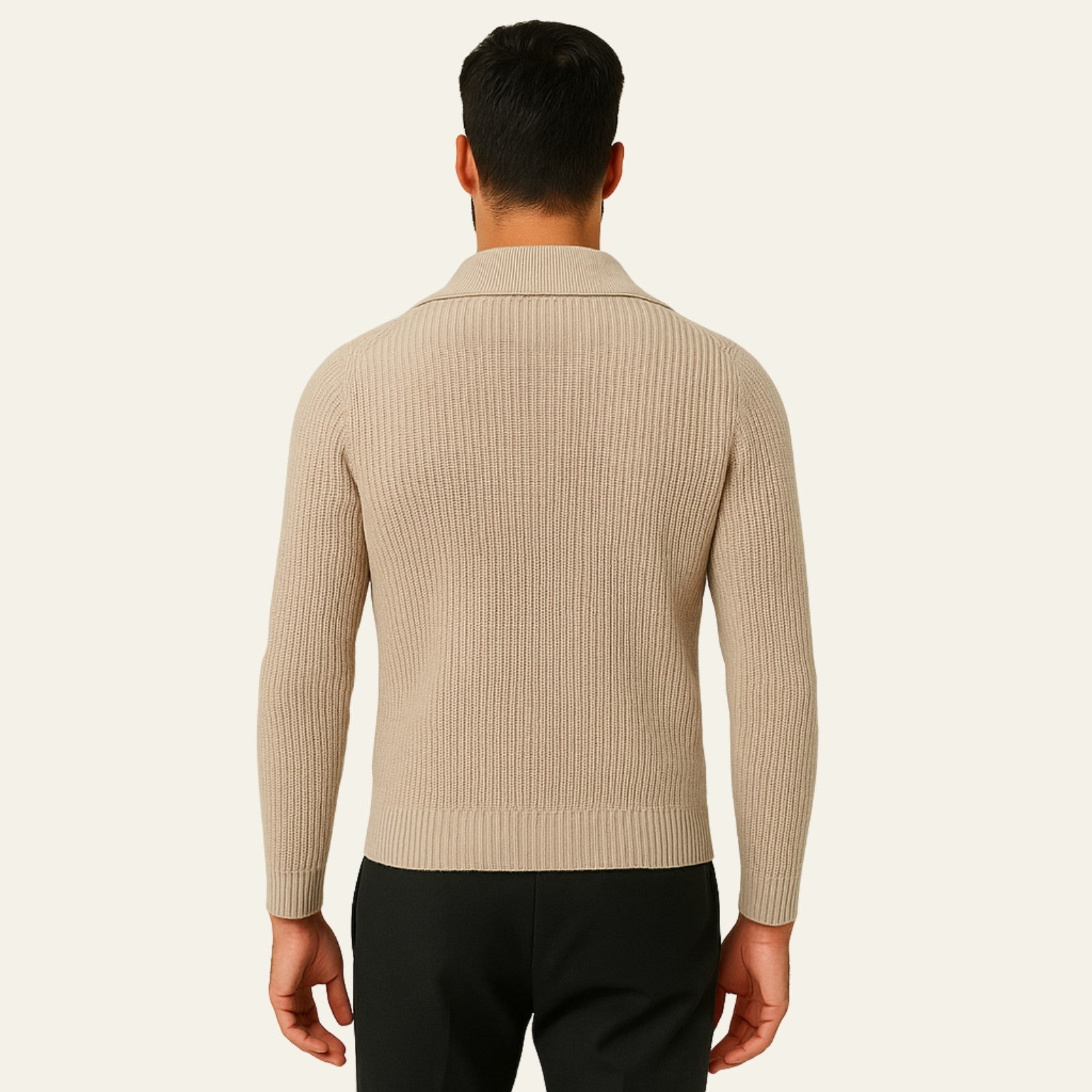 The Vienna Cashmere Zip Cardigan