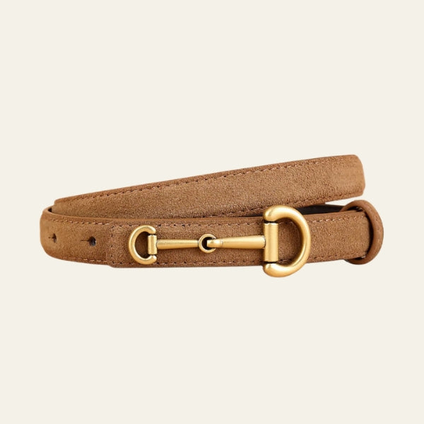 The Verona Suede-Effect Leather Belt