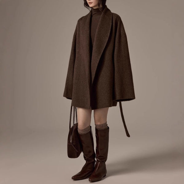 The Aspen Belted Wrap Coat