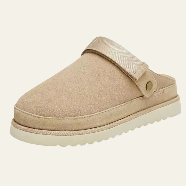 The Solara Cozy Sling-Back Slippers