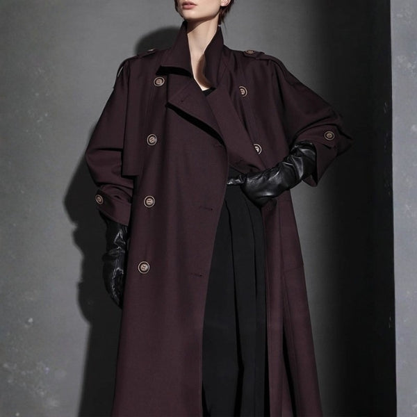The Marlowe Belted Oversized Trench Coat