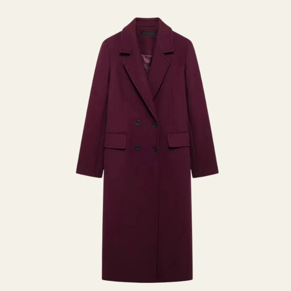 The Vienna Double-Breasted Long Coat