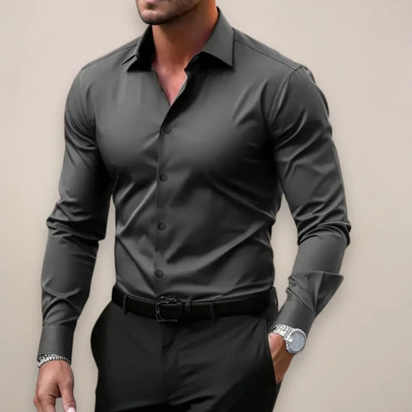 The Sorrento Tailored Stretch Button Shirt