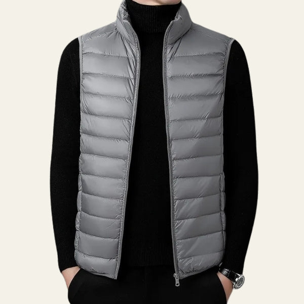 The Oslo Lightweight Quilted Zip Vest