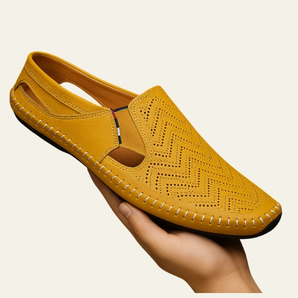 The Riviera Perforated Slip-On Loafers