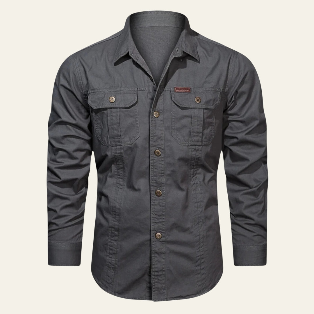 The Atlas Utility Pocket Long-Sleeve Shirt