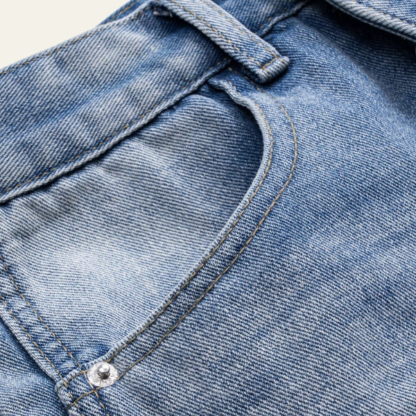 The Milan Distressed Wide-Leg Jeans